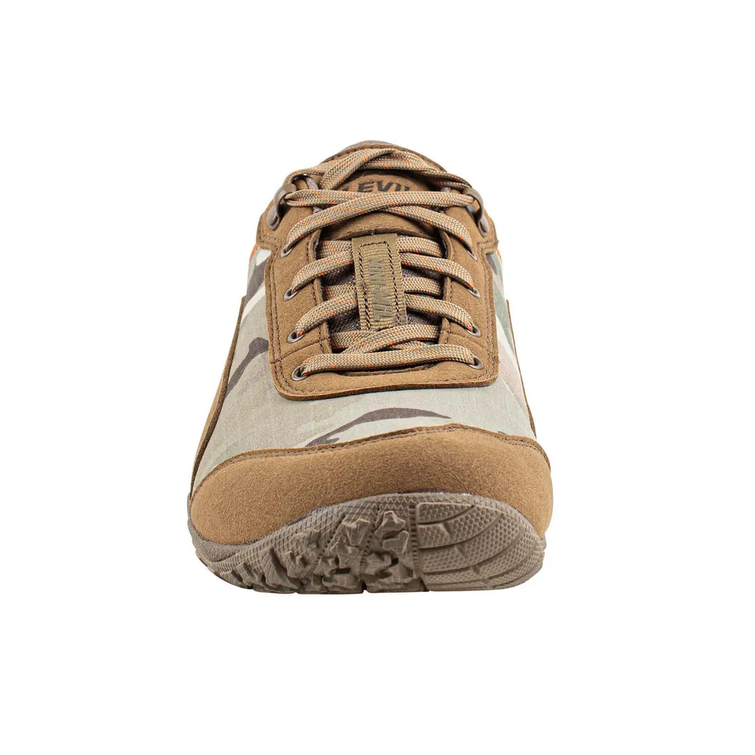 Belleville MM004 Mini-Mil Barefoot Minimalist Multicam Shoe front view.