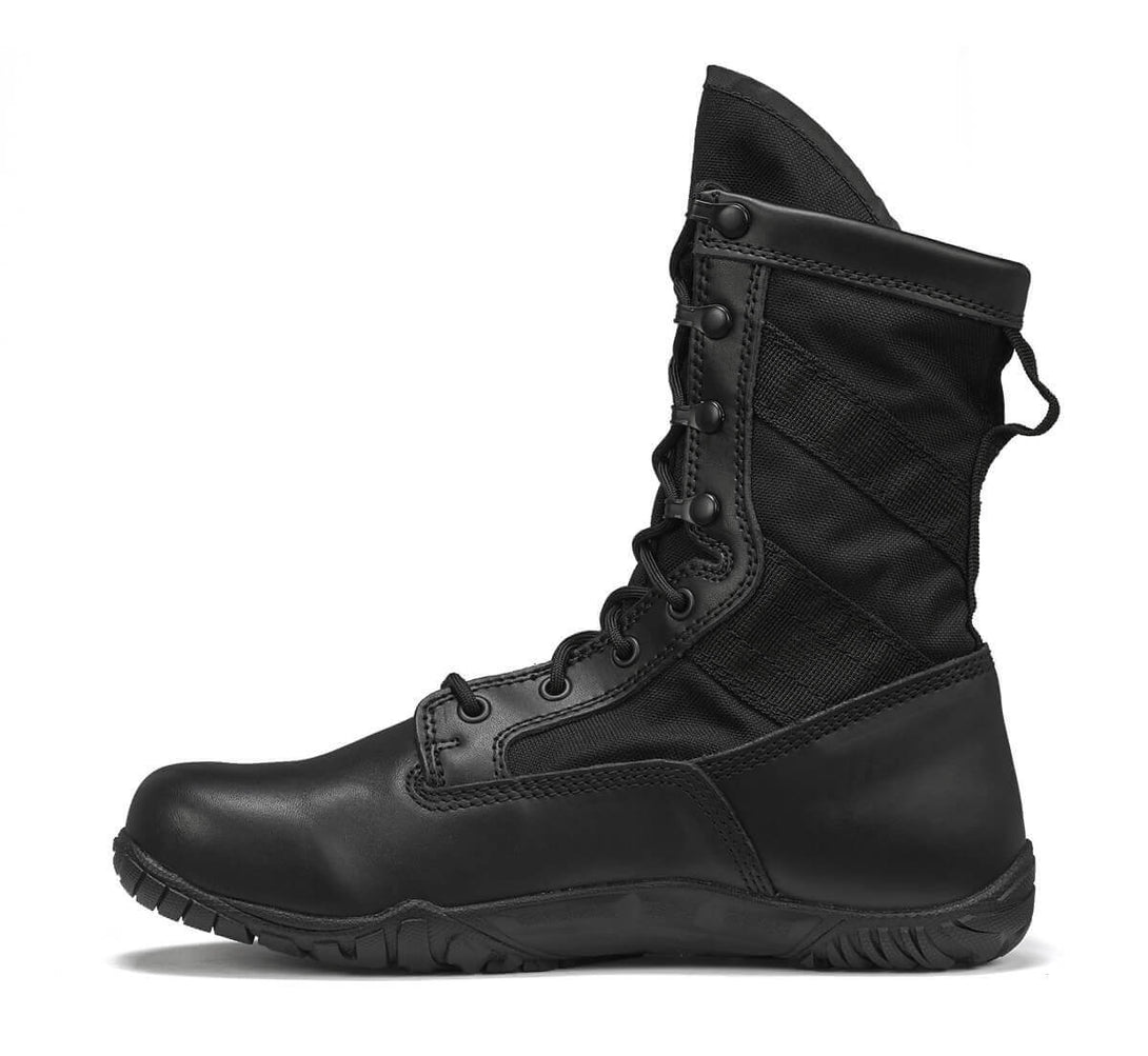 Belleville TR102 minimalist lightweight training boot instep.