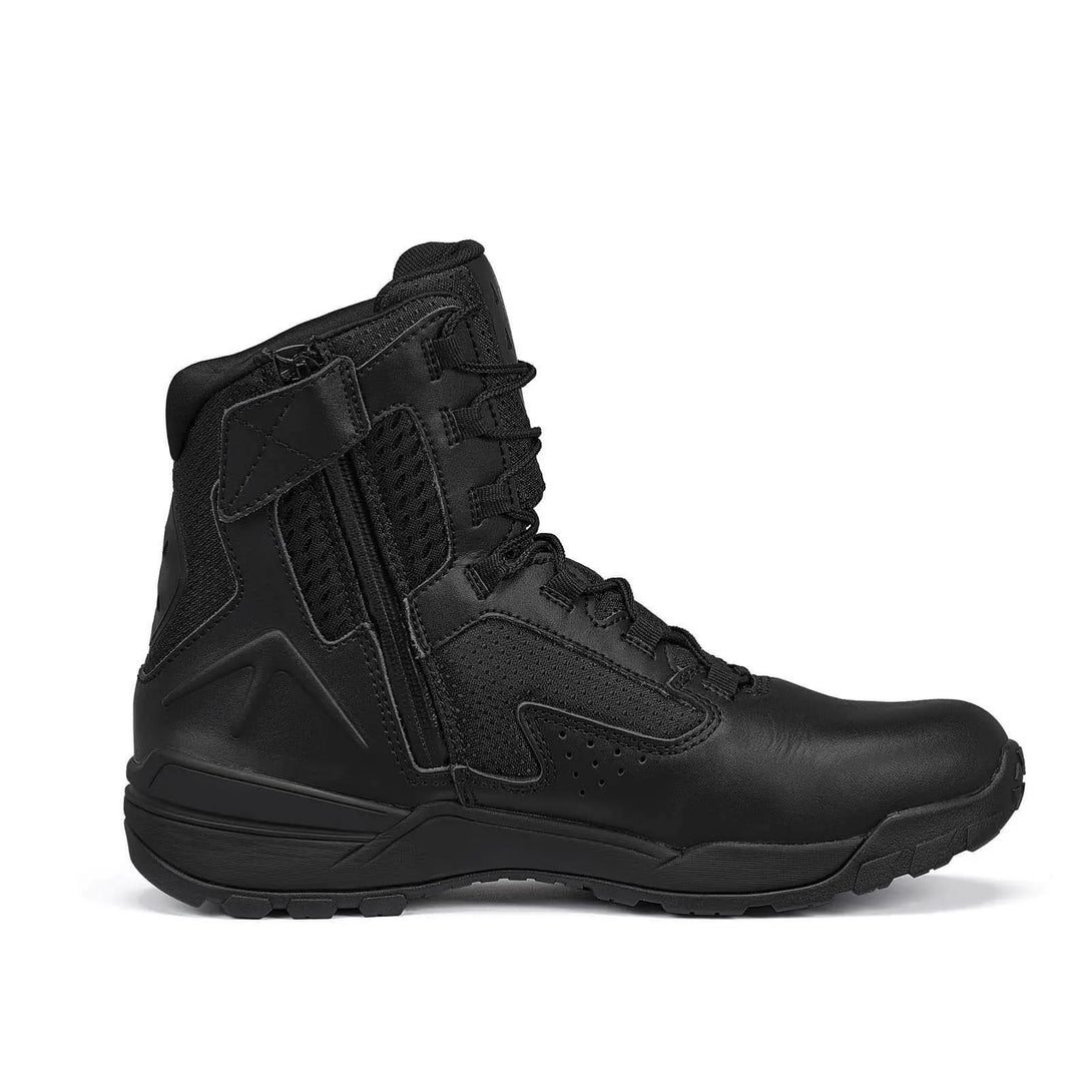 Belleville TR1040-ZWP 7" Ultralight Waterproof Side Zip Boot, instep profile view.