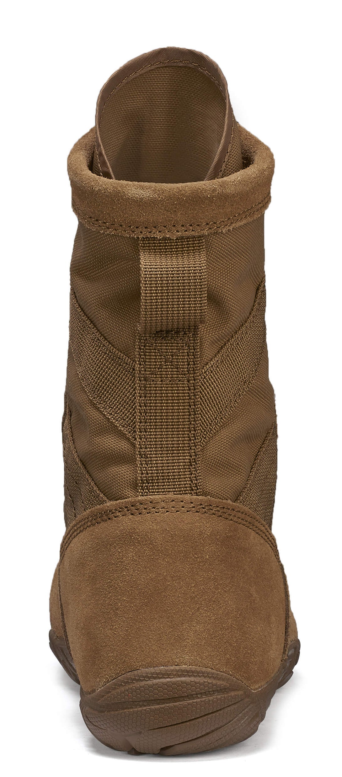 Belleville TR105 coyote minimil minimalist training boot back.