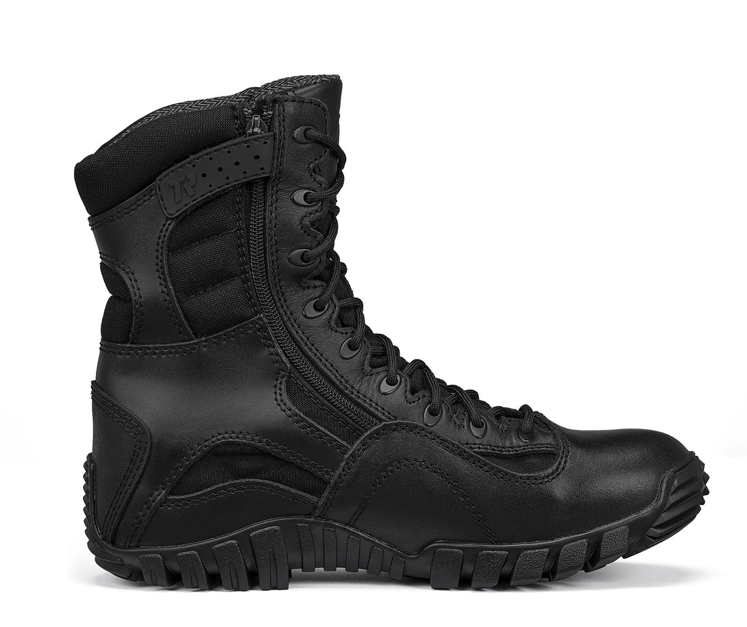 Belleville TR960Z WP Khyber waterproof side-zip tactical boot instep.