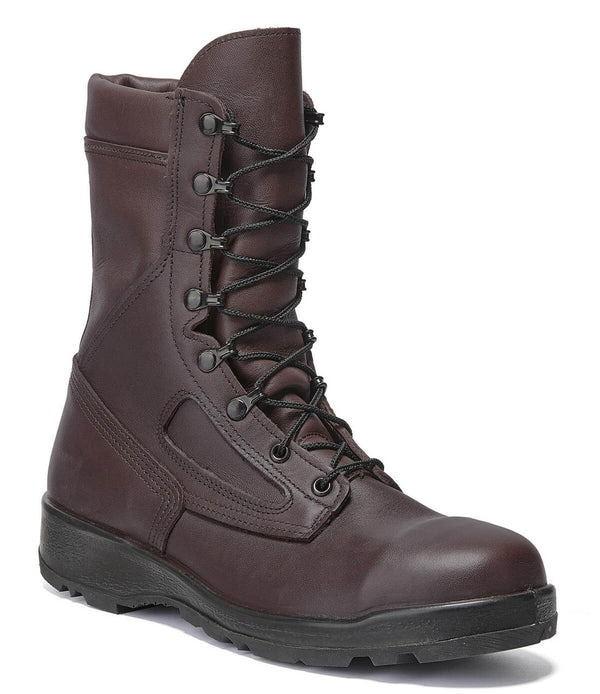 Belleville 339 ST brown US Navy & USMC steel toe aviator boot.