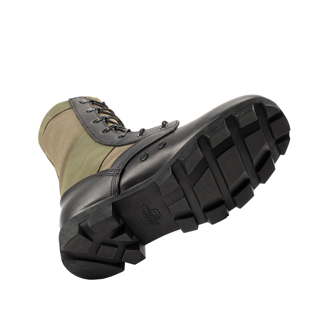 Belleville BV503PR Canopy olive drab puncture resistant jungle boot angled sole.