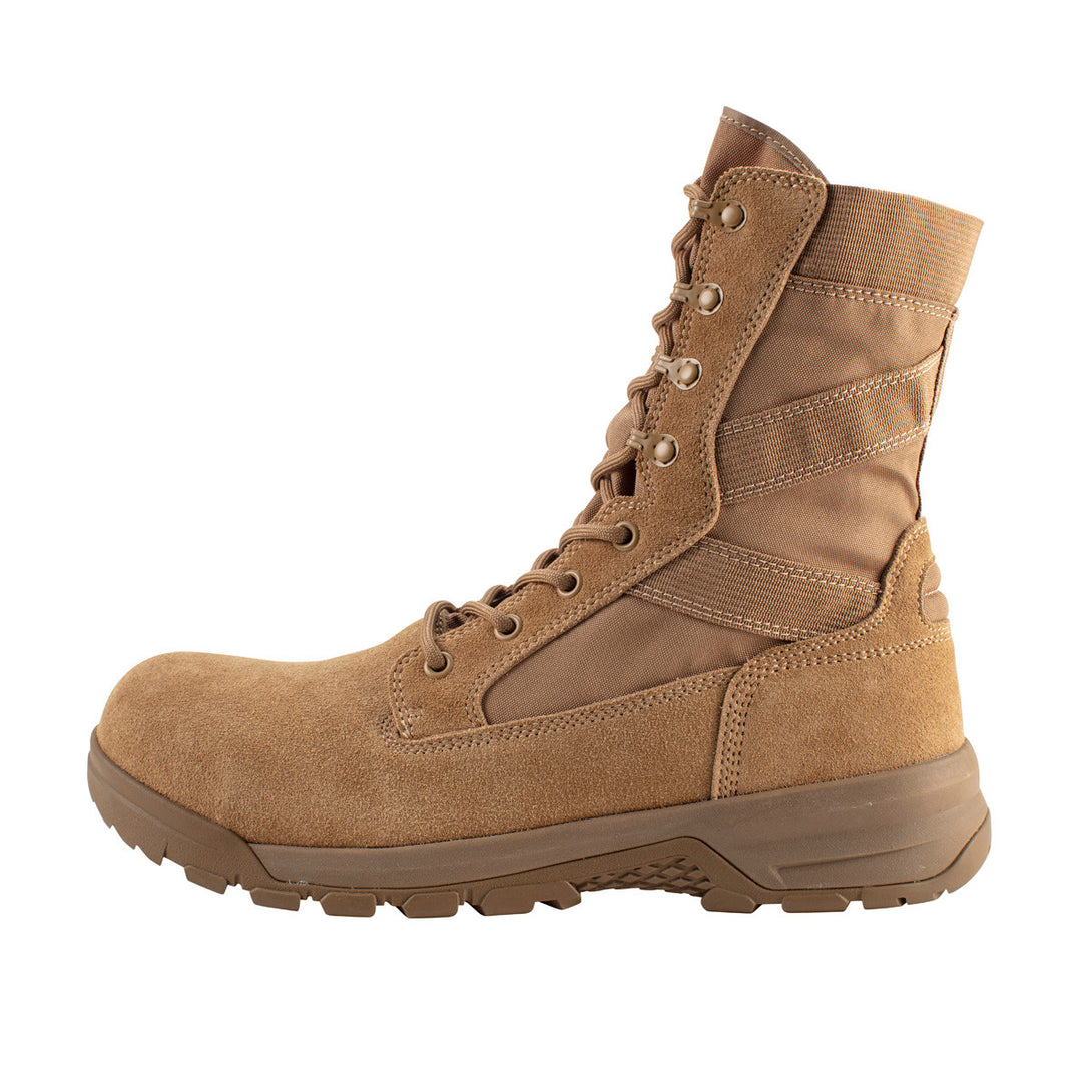 Belleville BV508Z CT Spear Point composite toe side-zip boot profile.