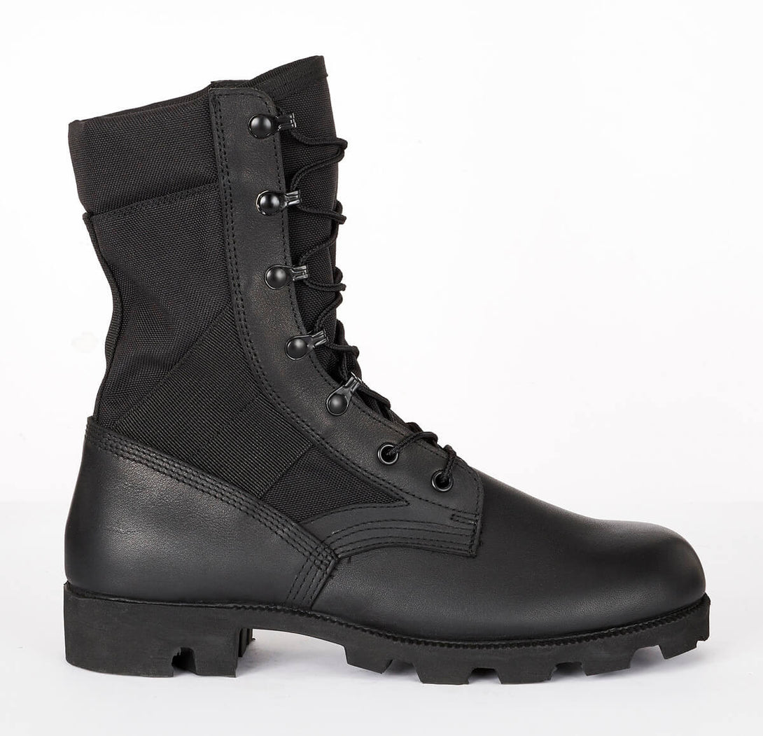 Belleville BV903PR canopy black puncture resistant jungle boot profile.