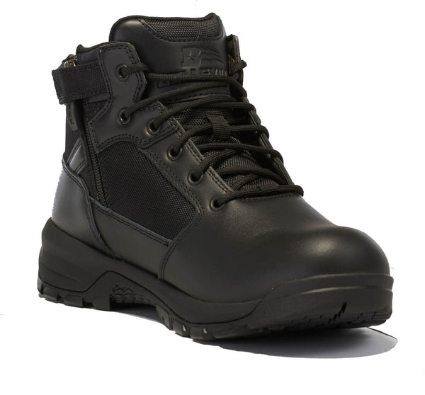 Belleville BV915ZWP Spear Point 5" black lightweight side zip waterproof boot.