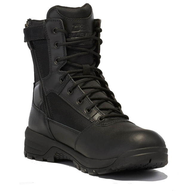 Belleville Spear Point BV918Z black lightweight side zip boot.