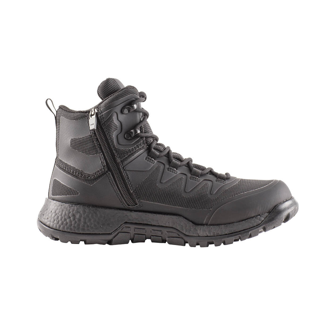 Belleville BV970ZWPT black AMRAP vapor waterproof boot instep.