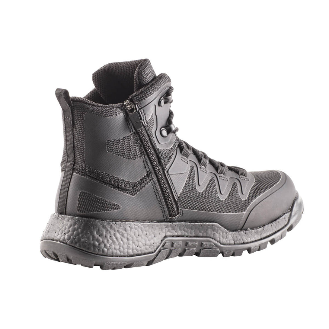 Belleville BV970ZWPT black AMRAP vapor waterproof boot angled instep.